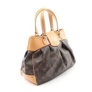 Louis Vuitton Botie Handbag Canvas Leather Monogram Brown
